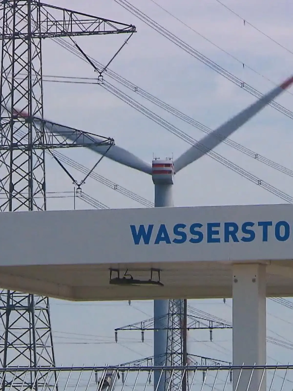 Wassserstoff, Windrad