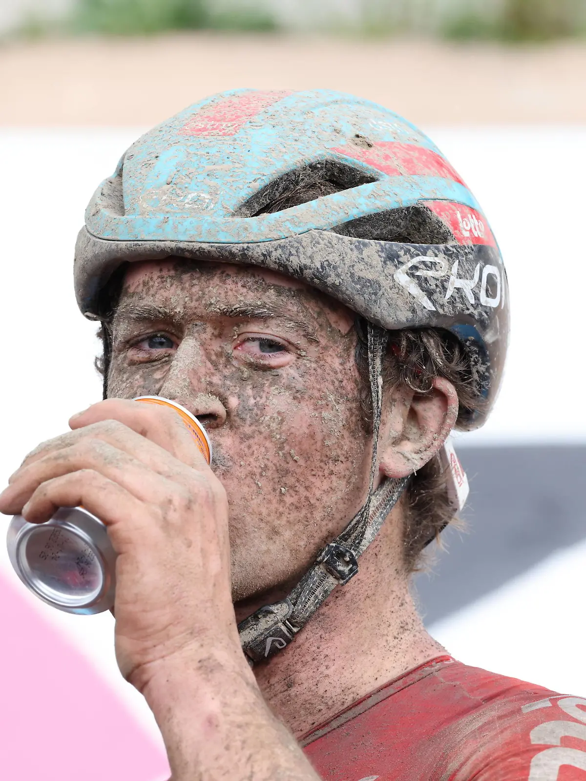 Tijl De Decker Lotto Dstny Development Team vainqueur de la course Paris-Roubaix Espoirs U23, le 7 mai 2023 CYCLISME : Paris-Roubaix Espoirs - 07/05/2023 LaurentSanson/Panoramic PUBLICATIONxNOTxINxFRAxITAxBEL
