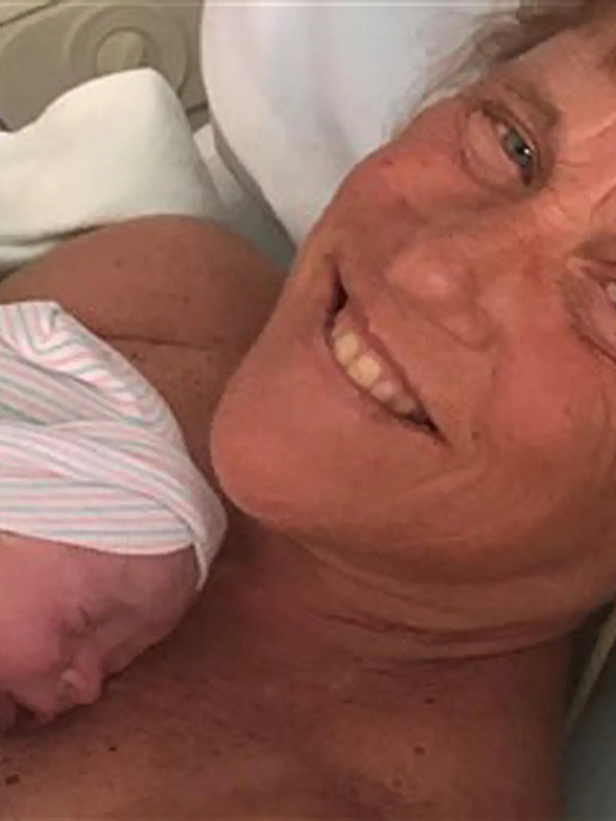 Barbara Higgins with her baby son Jack.