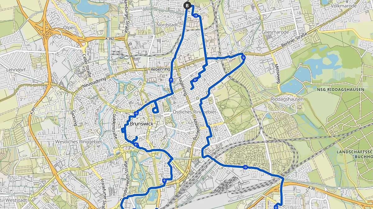 Osterhase GPS-Drawing