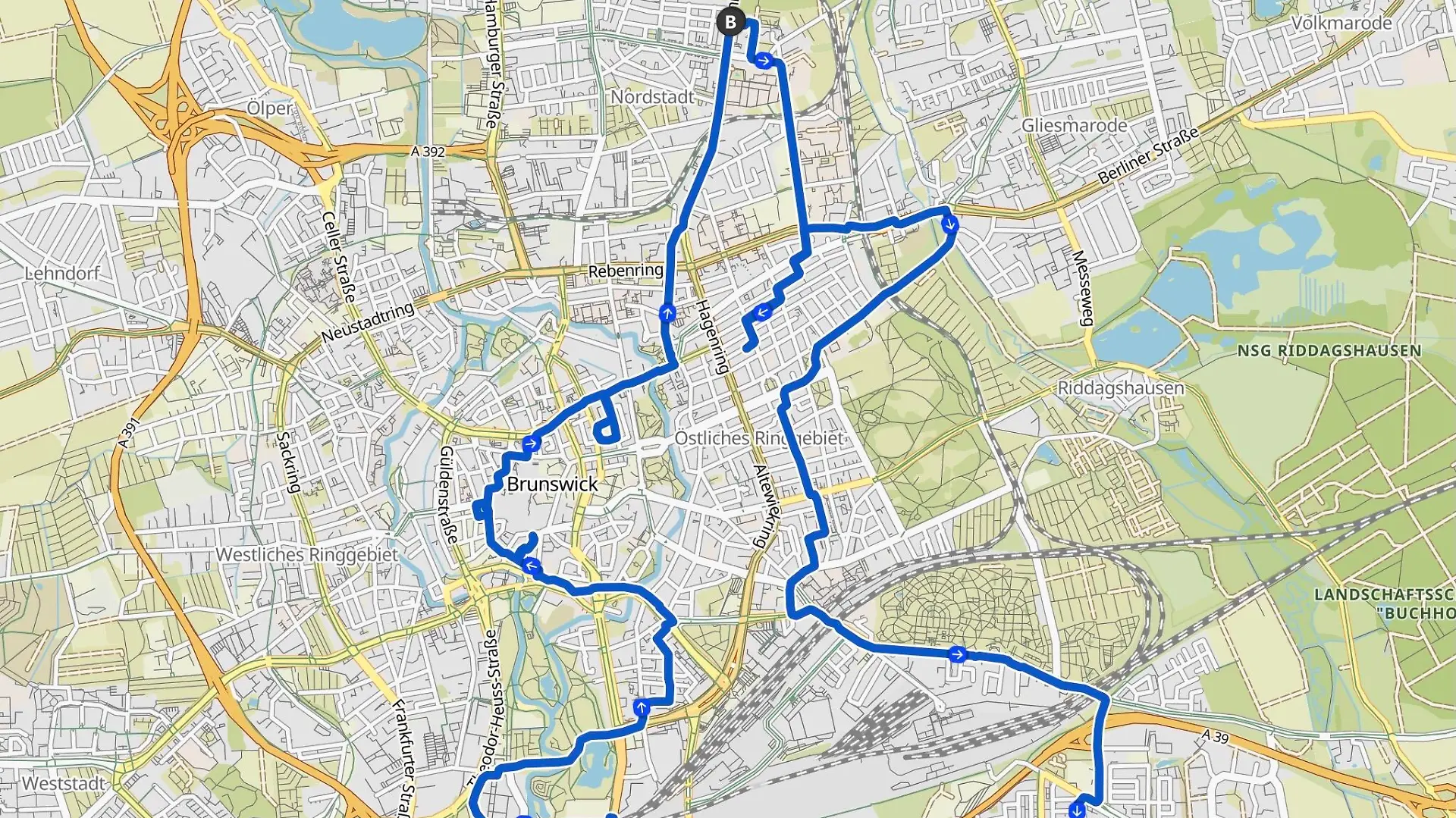 Osterhase GPS-Drawing
