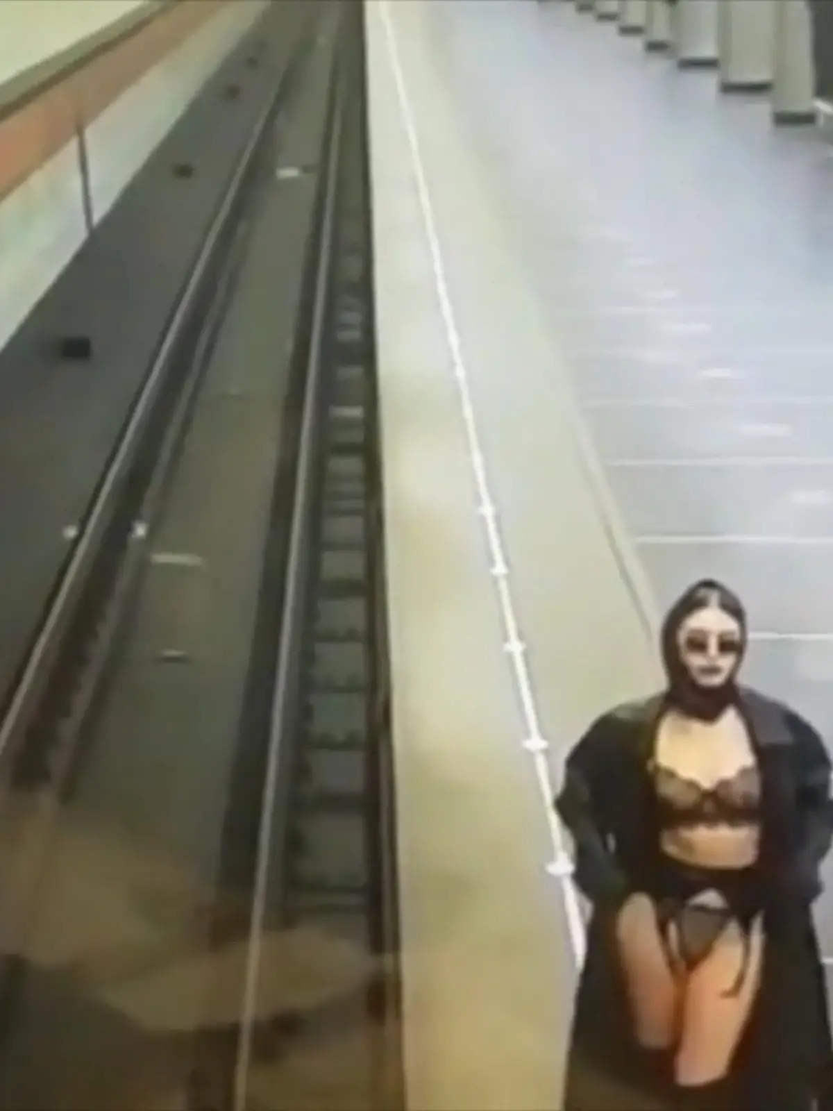 Bild zu: "Sexy Striptease-Show in der U-Bahn"