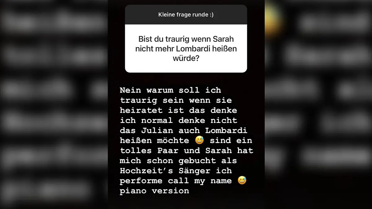 Pietro Lombardi spricht über Sarahs Hochzeit