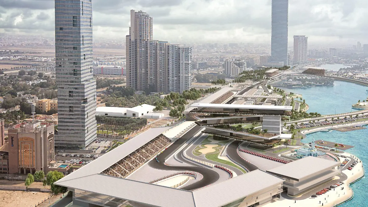 Jeddah Streeet Circuit Animation