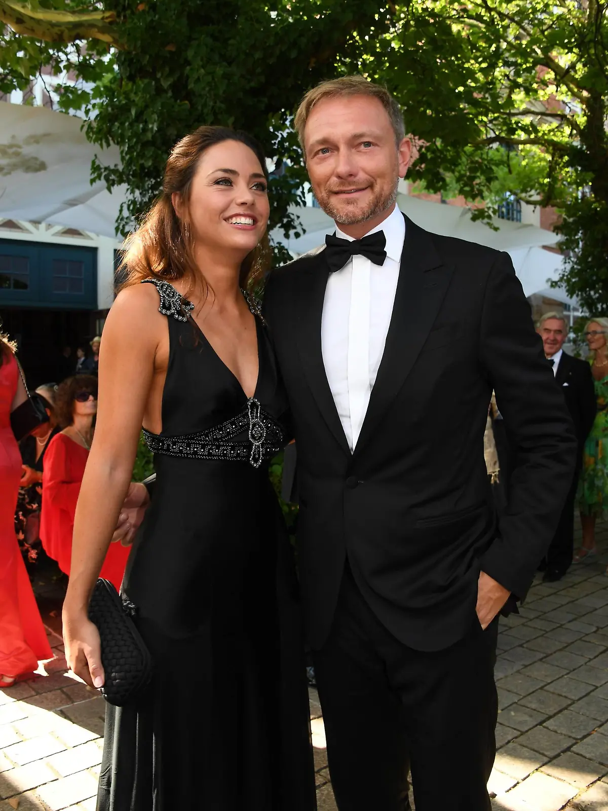 Christian Lindner (FDP) mit Freundin Franca Lehfeldt / Eröffnung der Bayreuther Festspiele 2018 / Grünen Hügel / Bayreuth / 25. Juli 2018 *** Christian Lindner FDP with girlfriend Franca Lehfeldt Opening of the Bayreuth Festival 2018 Green Hill Bayreuth 25 July 2018  