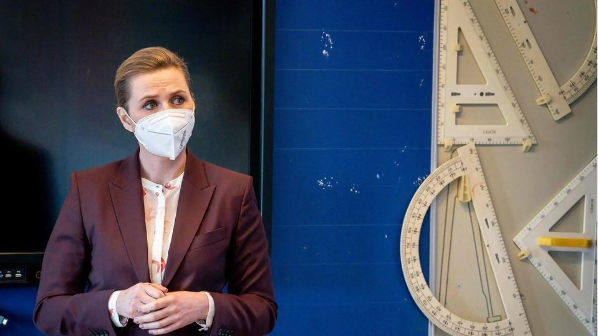 Dänemarks Ministerpräsidentin Mette Frederiksen besuchte die Bavne-Schule in Dalby.