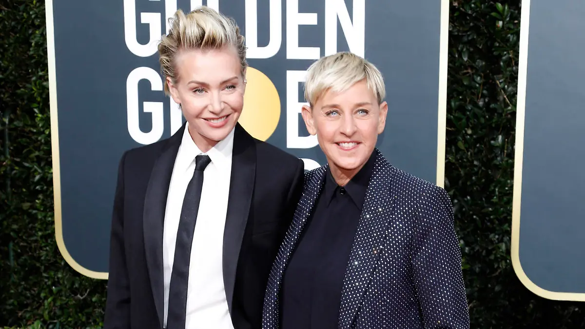  Portia de Rossi und Ellen DeGeneres bei der Verleihung der 77. Golden Globe Awards im Beverly Hilton Hotel. Beverly Hills, 05.01.2020 *** Portia de Rossi and Ellen DeGeneres at the presentation of the 77 Golden Globe Awards at the Beverly Hilton Hotel Beverly Hills, 05 01 2020 Foto:xJ.xBlocx/xFuturexImage
