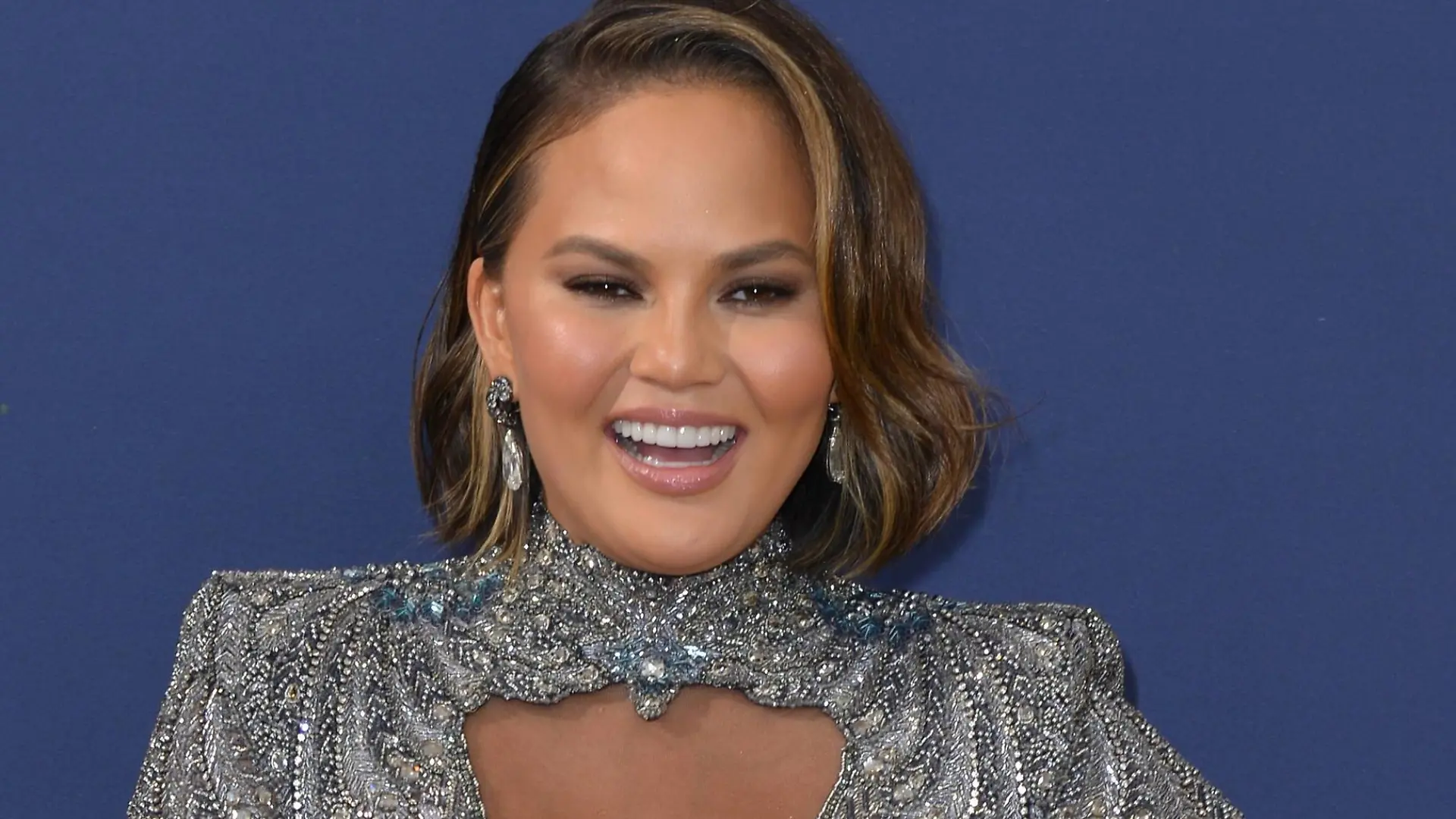 Model Chrissy Teigen attends the 70th annual Primetime Emmy Award at the Microsoft Theater in downtown Los Angeles on September 17, 2018. PUBLICATIONxINxGERxSUIxAUTxHUNxONLY LAP20180917240 CHRISTINExCHEW
