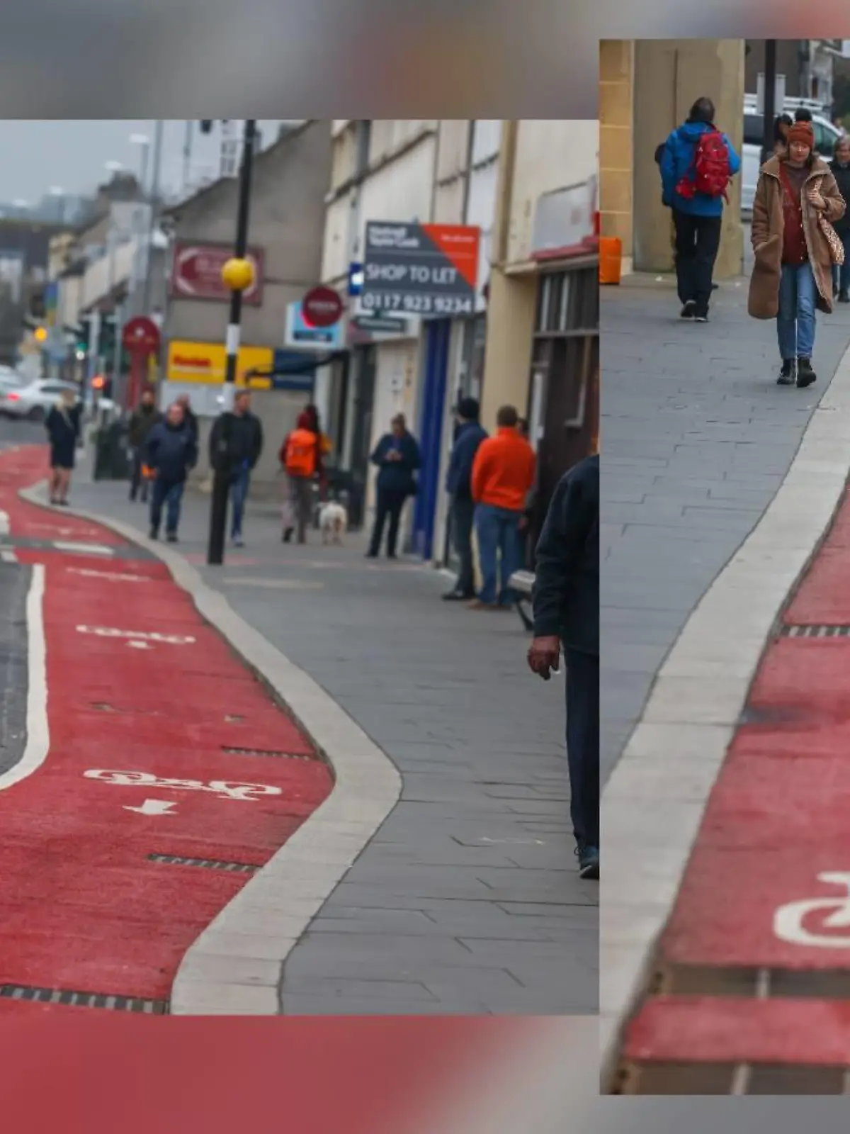 Fahrradweg nahe Bristol