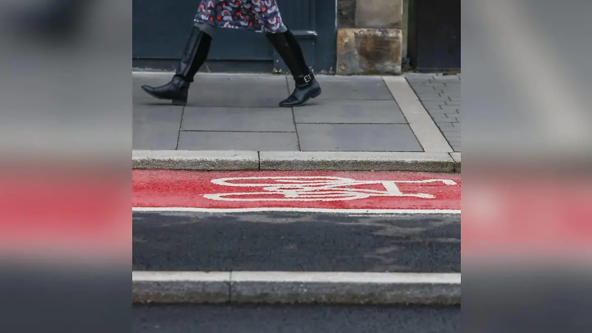 Fahrradweg nahe Bristol.