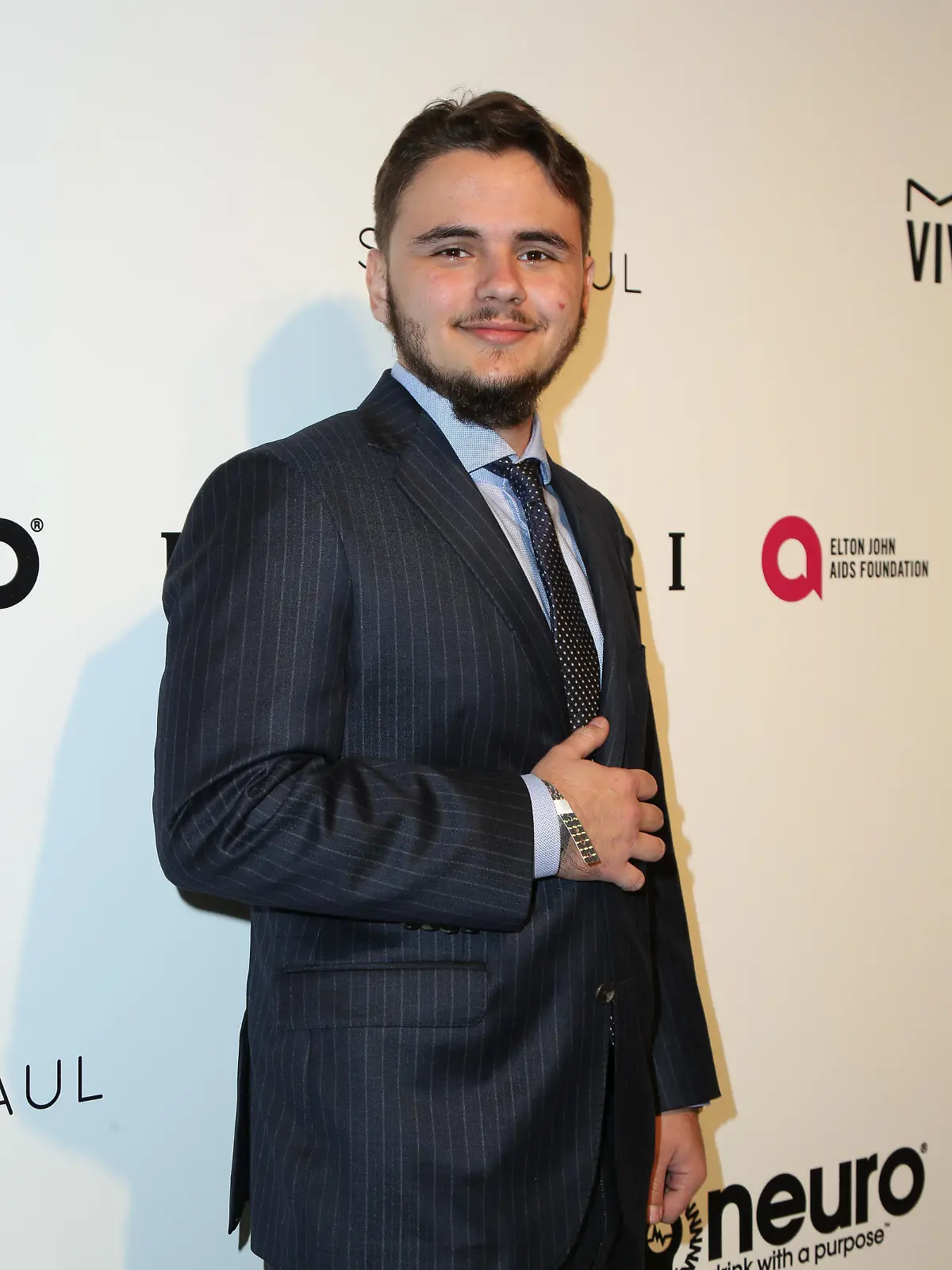 Celebrities arrive at the 25th annual Elton John AIDS Foundation's Oscar Viewing Party in Los Angeles, California.
<P>
Pictured: Prince Michael Jackson II
<B>Ref: SPL1452120  260217  </B><BR/>
Picture by: @ParisaMichelle / Splash News<BR/>
</P><P>
<B>Splash News and Pictures</B><BR/>
Los Angeles:	310-821-2666<BR/>
New York:	212-619-2666<BR/>
London:	870-934-2666<BR/>
photodesk@splashnews.com<BR/>
</P>
