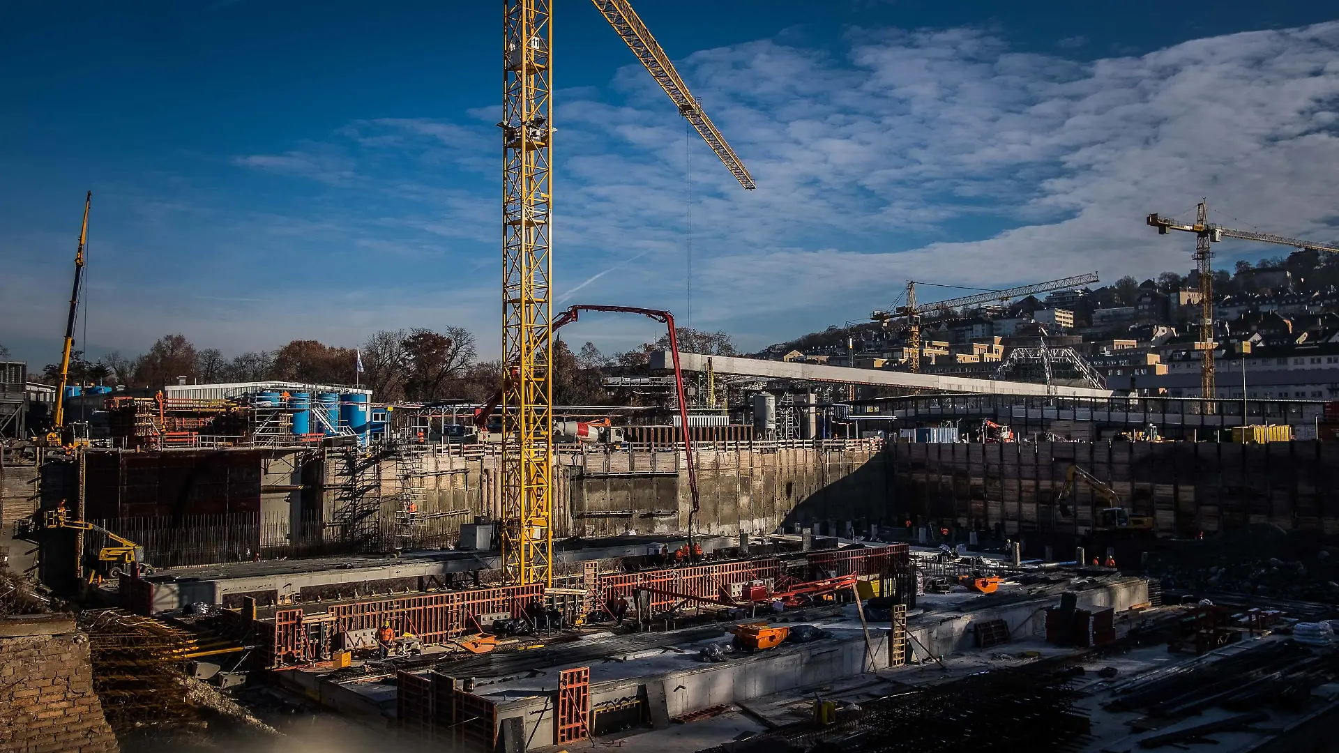 Stuttgart Hauptbahnhof, S21 PK Tunnelbau im Anhydrit und die dafuer erforderlichen Massnahmen. Baustelle Stuttgart Nord(Tunnel). Im Bild: Dr. Ing. Walther Wittke Tunnelbau im Anhydrit, PK