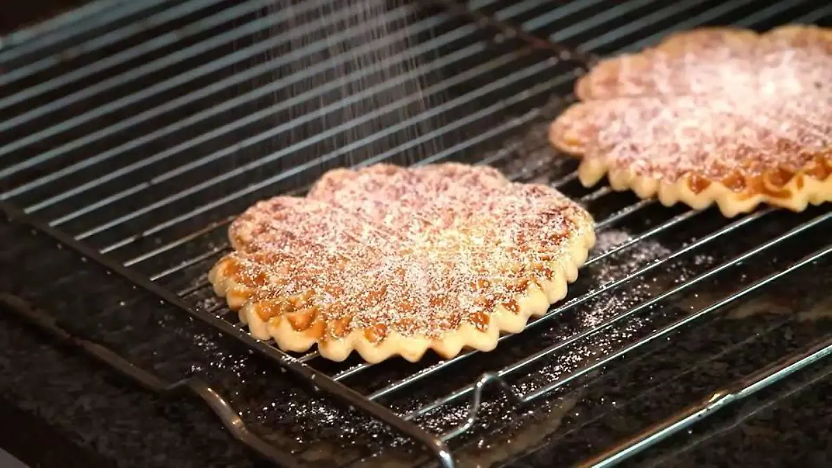 Waffel aus Hermann-Teig