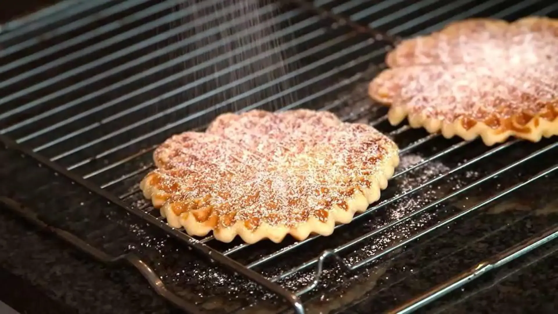 Waffel aus Hermann-Teig
