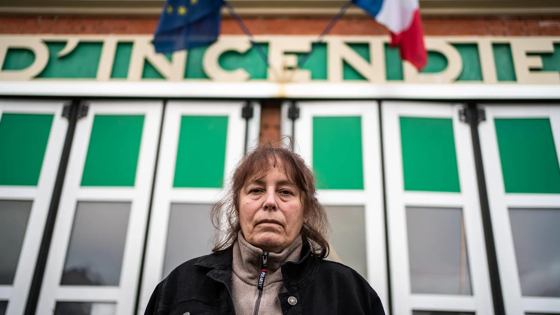 FRANCE - SOCIAL - PORTRAIT OF CORINNE LERICHE MOTHER OF JULIE Portrait of Corinne Leriche, mother of Julie, who accuses 20 firemen of having raped her daughter between the ages of 13 and 15, in front of the Bourg La Reine Fire Station where some of the firemen are still working, Bourg la Reine November 29, 2020. Paris ILE DE FRANCE - IDF FRANCE PUBLICATIONxINxGERxSUIxAUTxONLY Copyright: xXos xBouzasx HL_XBOUZAS_1295954