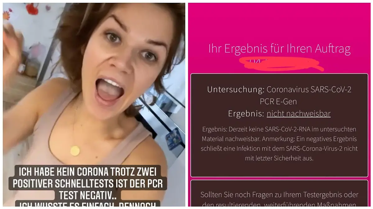 Sara Kulka hat kein Corona!