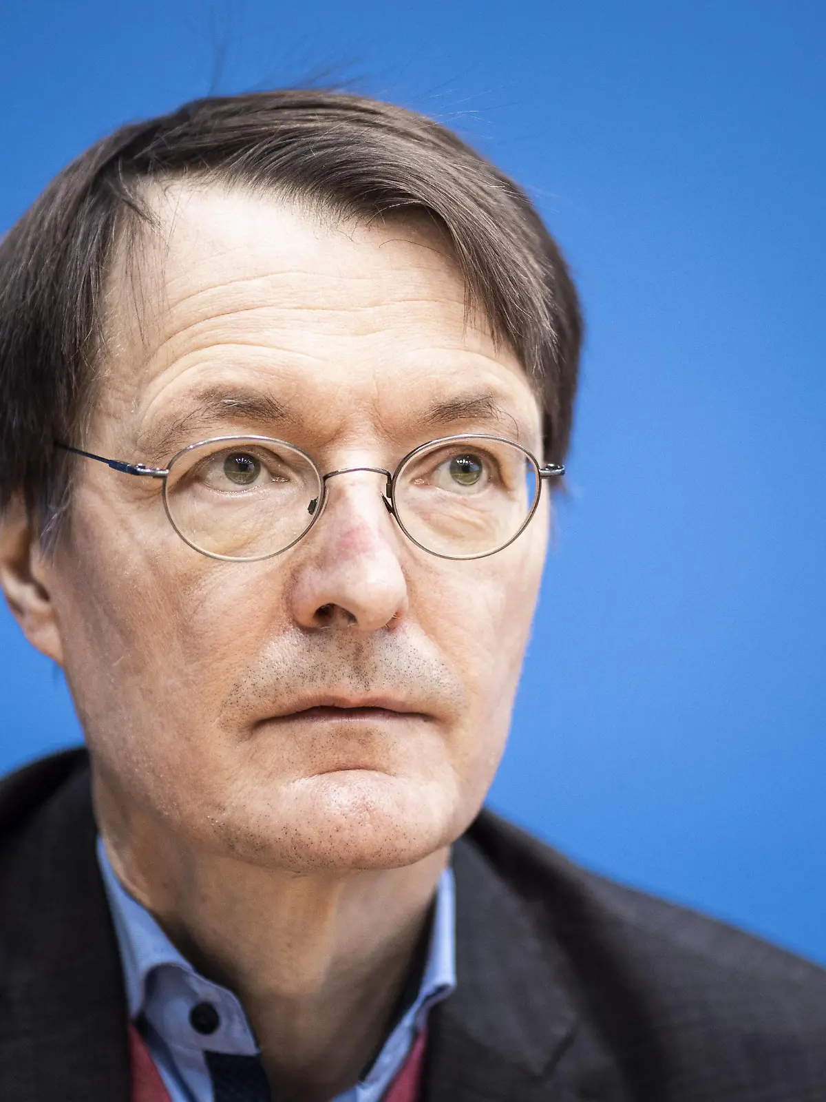 Karl Lauterbach, SPD, aufgenommen im Rahmen einer Pressekonferenz zum Thema Gesetzentwurf zur Regelung der Suizidhilfe in Berlin, 29.01.2021. Berlin Deutschland *** Karl Lauterbach, SPD, recorded during a press conference on the draft law regulating assisted suicide in Berlin, 29 01 2021 Berlin Germany Copyright: xFlorianxGaertner/photothek.dex 