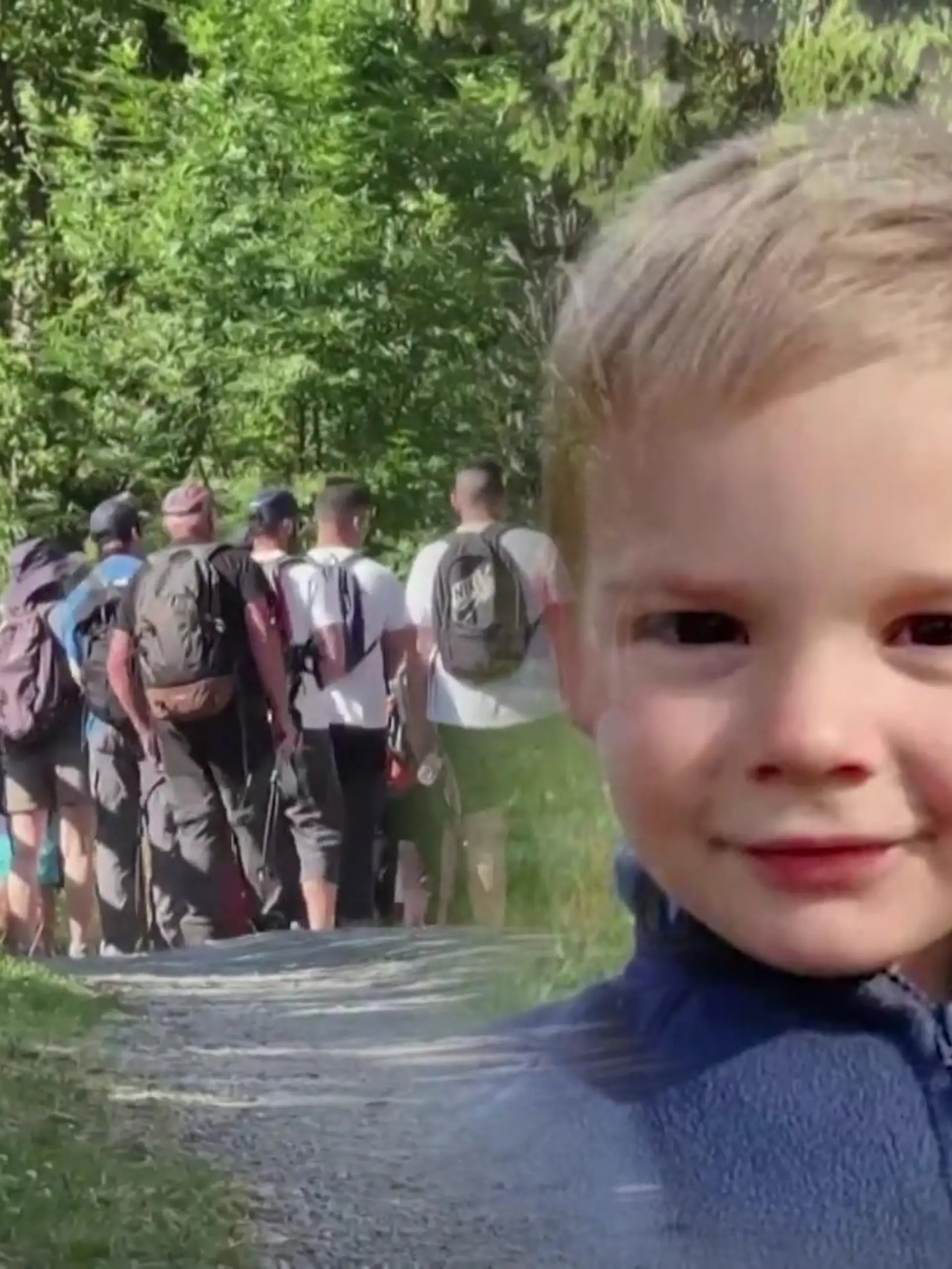 Ein kleiner Junge im Protrait