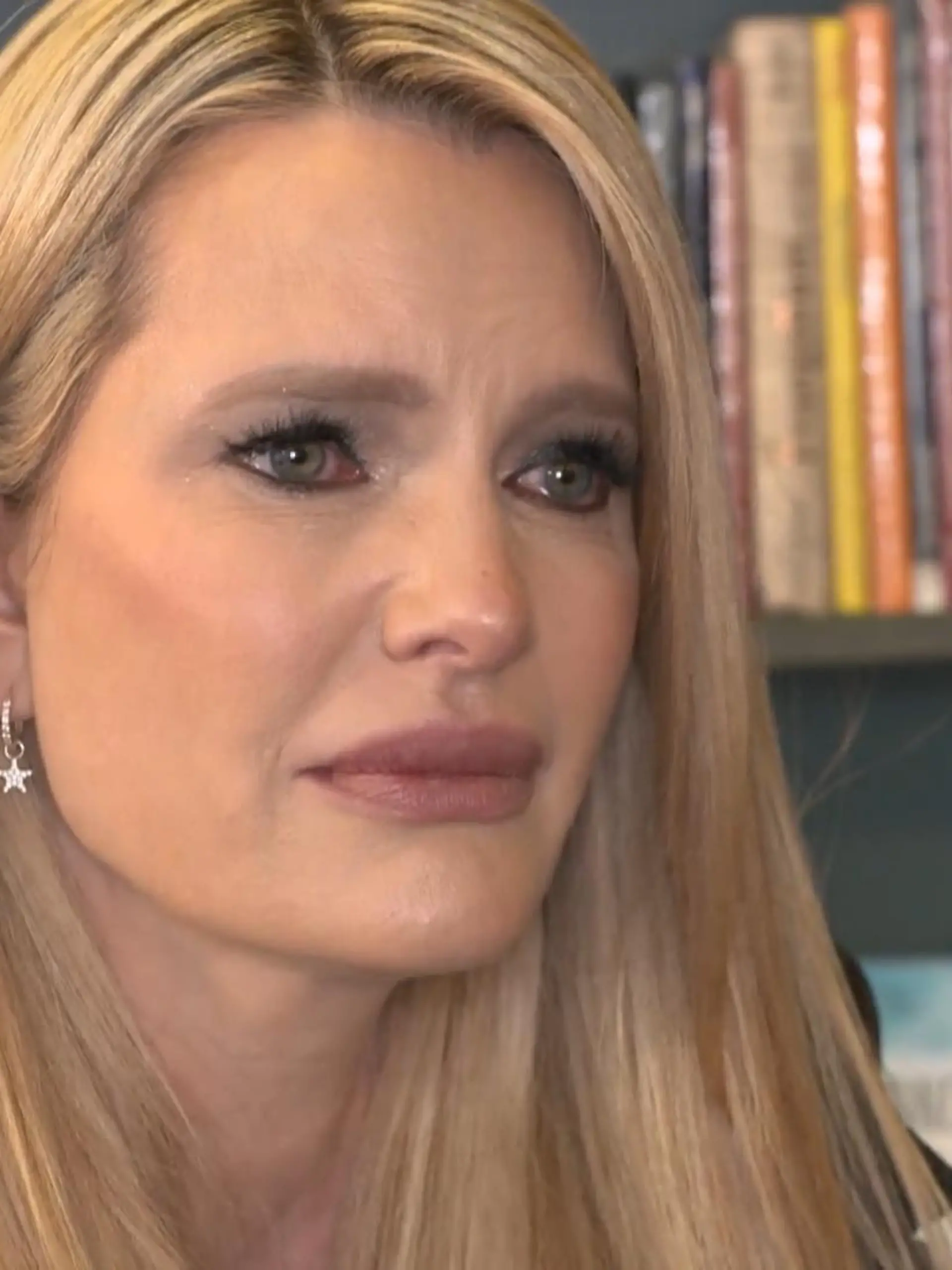 Mirja du Mont kommen Tränen im RTL-Interview.
