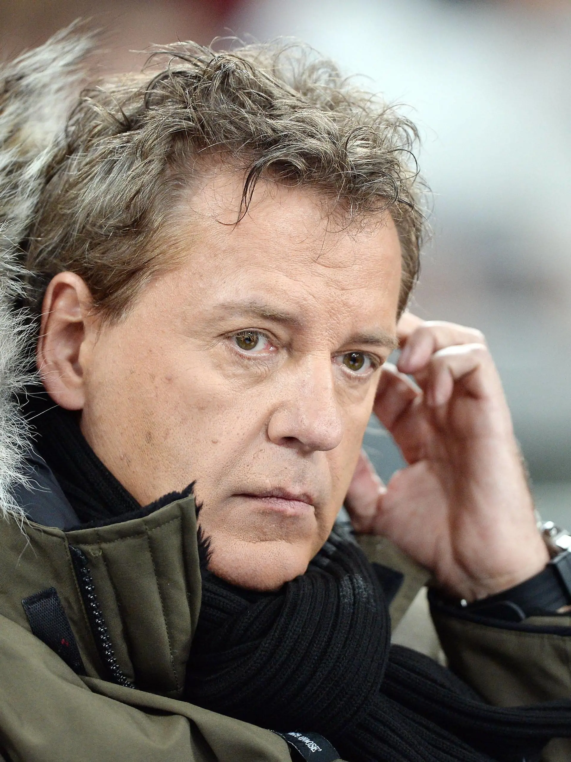  Jahrhundertspiel Deutschland vs. Türkei 2:7 --- Fussball --- Traditionsmannschaften --- 17.11.2013 Jörg Dahlmann, Joerg TV-Kommentator, Portrait, Mimik, Gestik Jahrhundertspiel Deutschland vs. Türkei 2:7 --- Fussball --- Traditionsmannschaften --- 17.11.2013