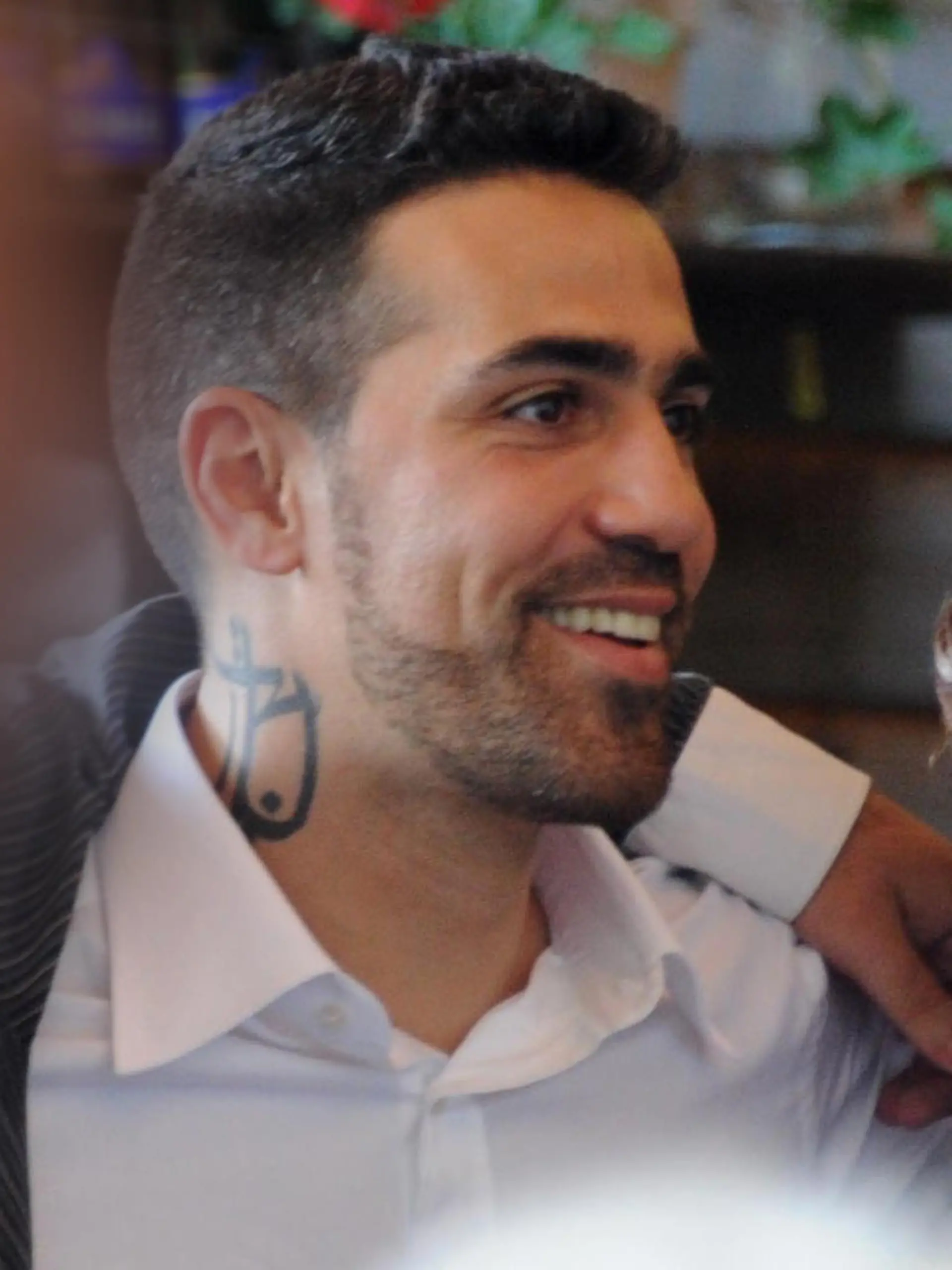 Veysel K. - Bezug zum Abou-Chaker-Clan - hier mit Rapper Bushido bei Hochzeit