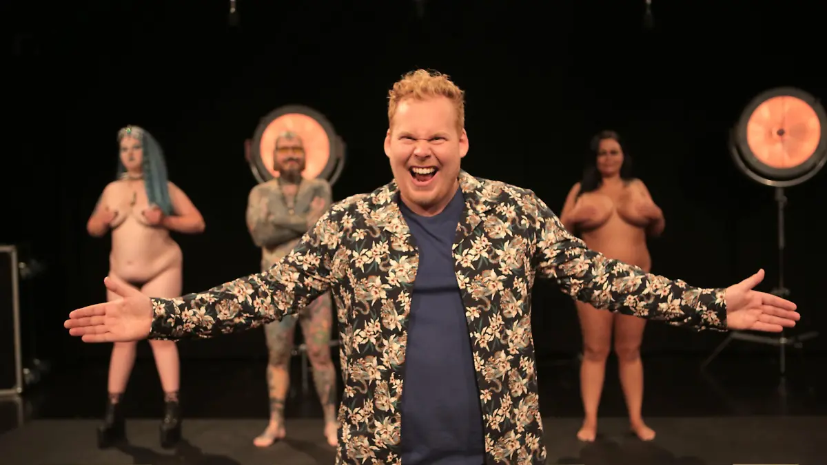 Pressebild zur dänischen TV-Show 'Ultra Strips Down'
