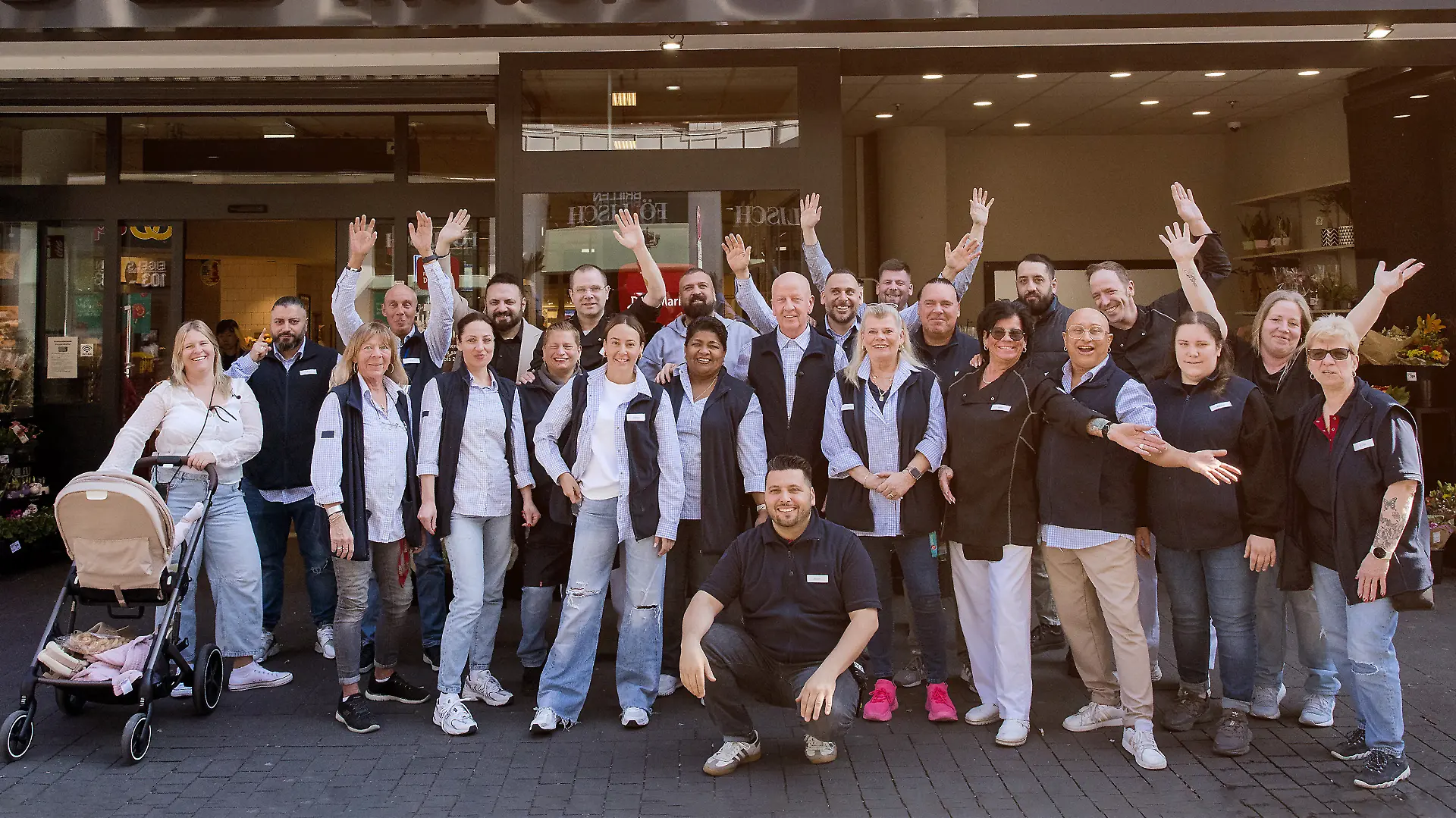 Alessia Herren und das REWE-Team