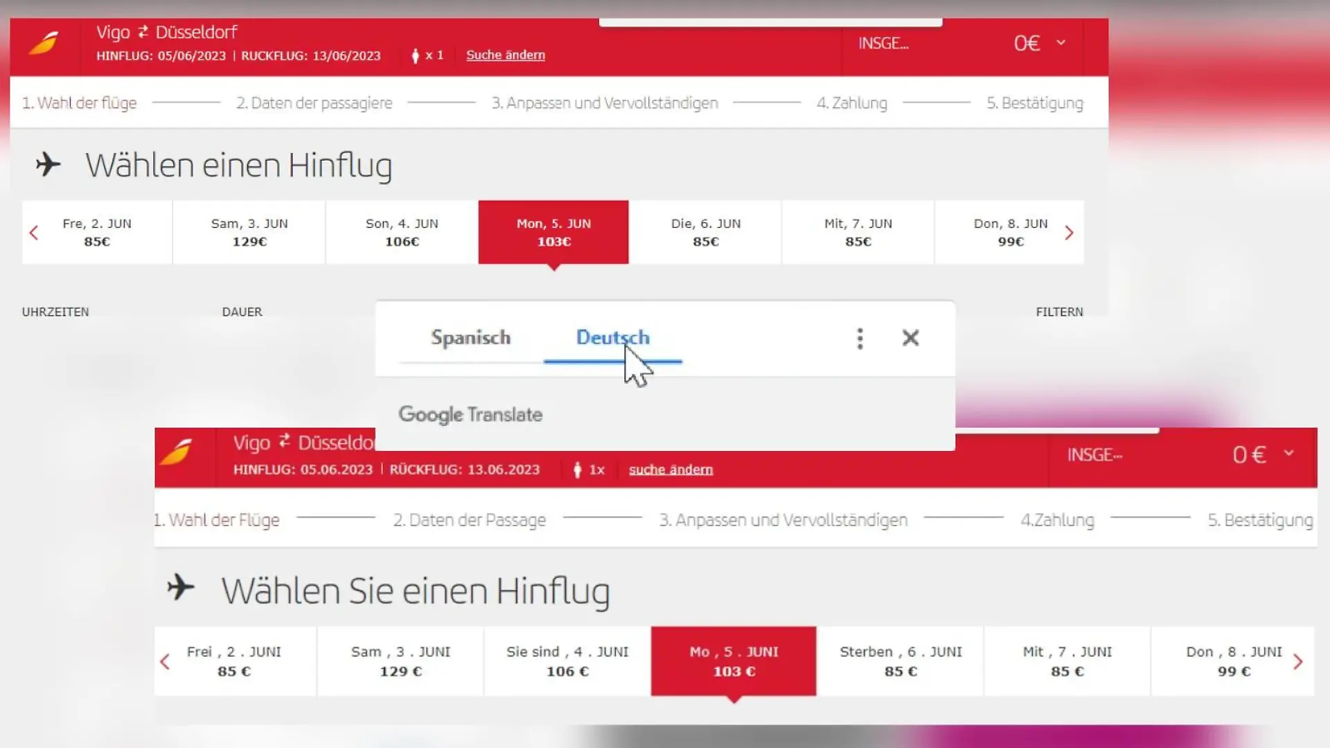 Technischer Fehler