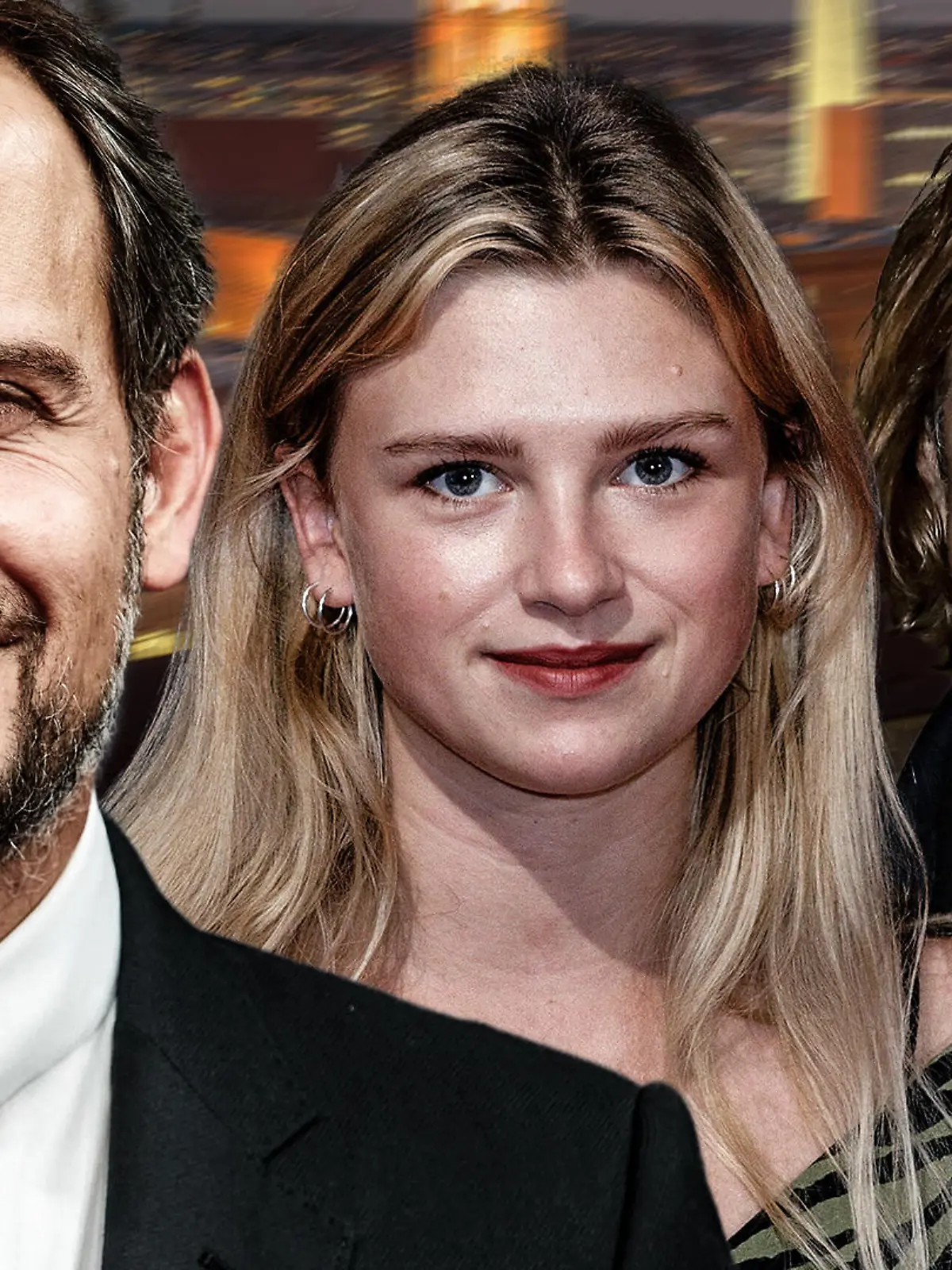 Moritz Bleibtreu, Sinje Irslinger und Lars Eidinger in der neuen TVNOW-Produktion "Faking Hitler".