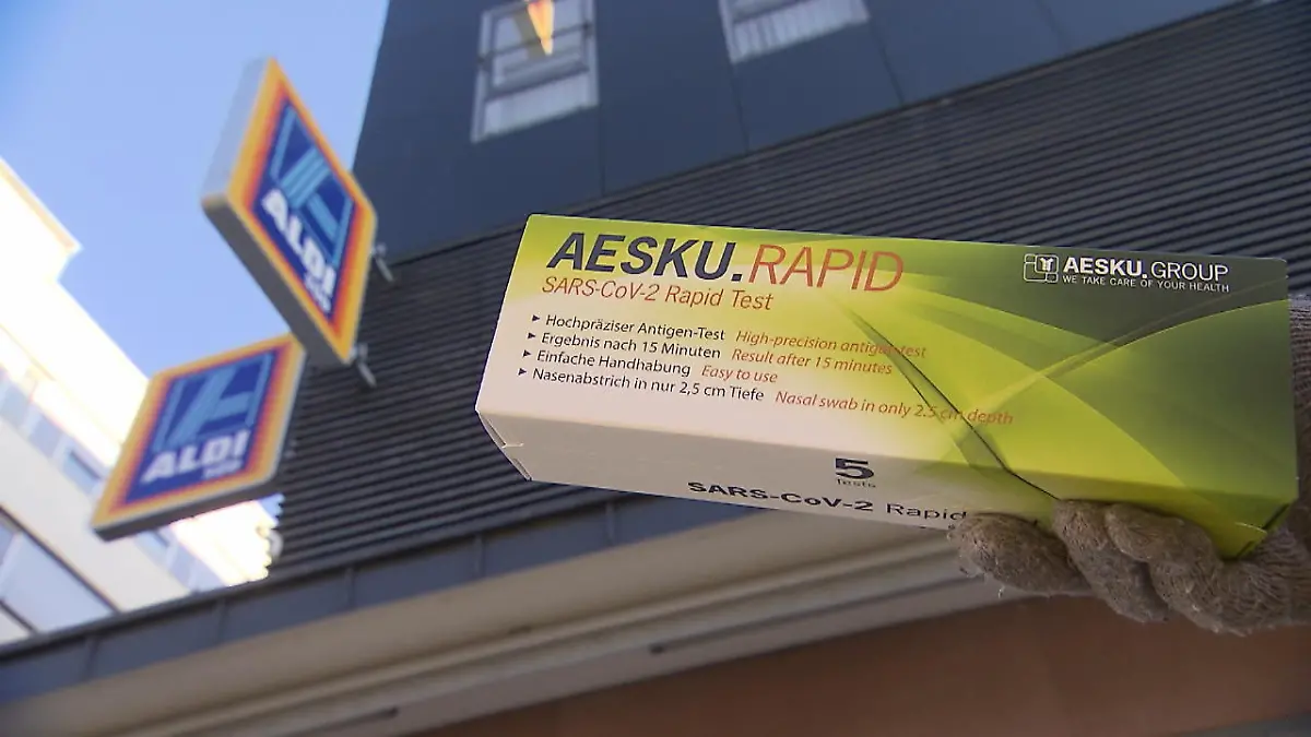 So groß war der Ansturm beim Discounter Corona-Selbsttest bei Aldi