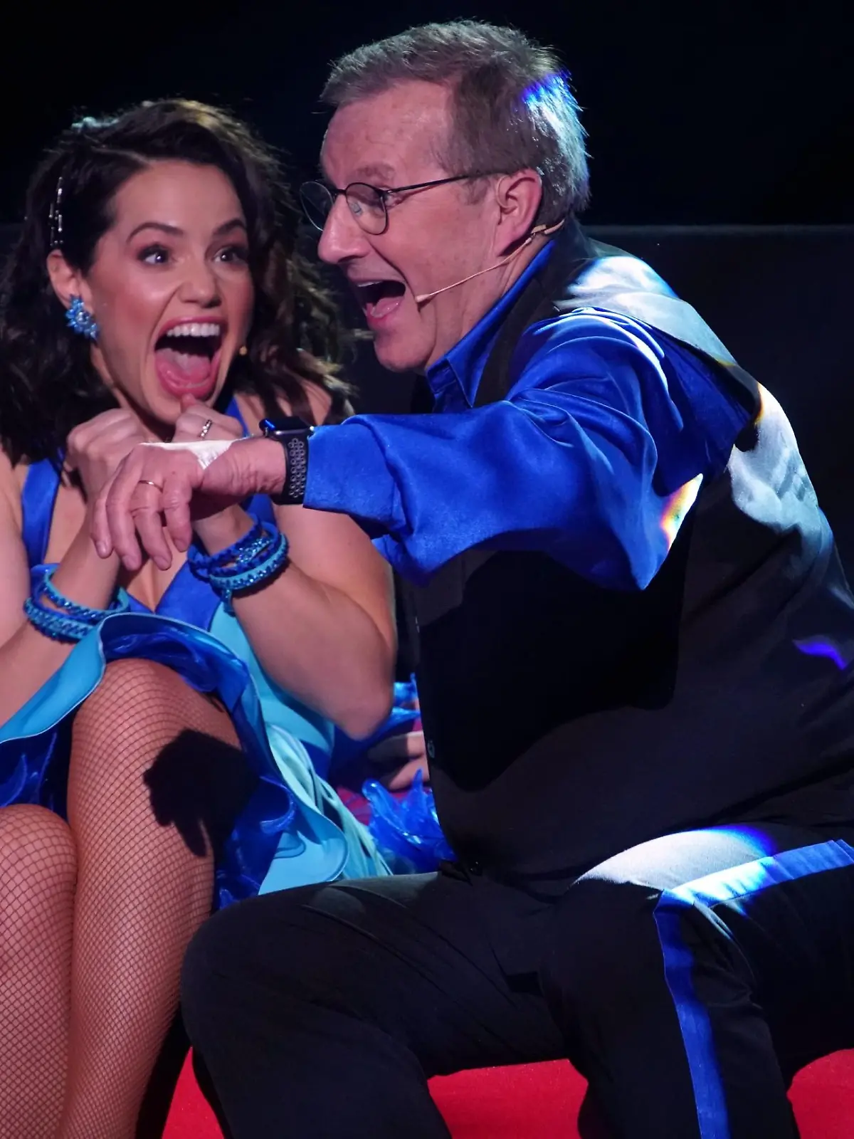 Christina Luft und Jan Hofer freuen sich, an Show 2 Teilzunehmen.