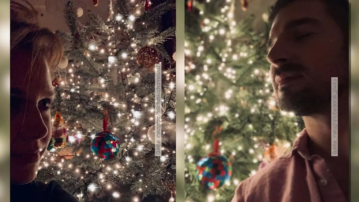 Felicitas Woll & Benjamin Piwko unterm gleichen Baum? X-mas-Bilder heizen Gerüchte wieder an