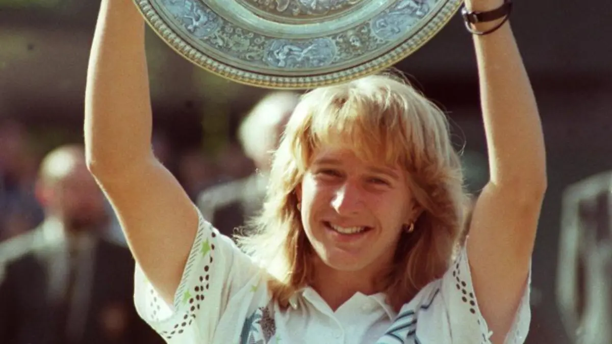 Vor 25 Jahren gewann Steffi Graf ihren ersten Wimbledon-Titel. Foto: Schrader