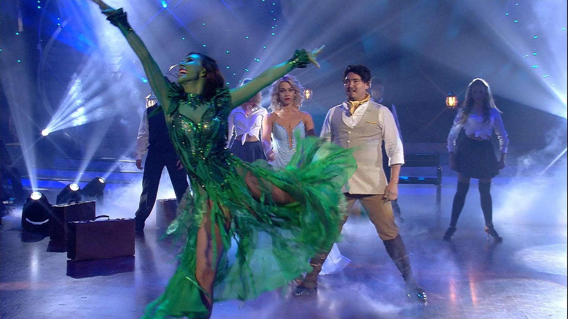 Judith Williams mit einem wunderschönen "Wicked"-Freestyle Let's Dance 2018: Finale