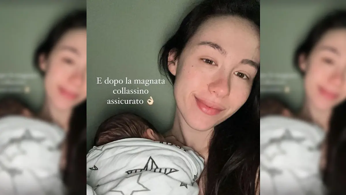 Aurora Ramazzotti genießt die Zeit mit Baby Cesare.