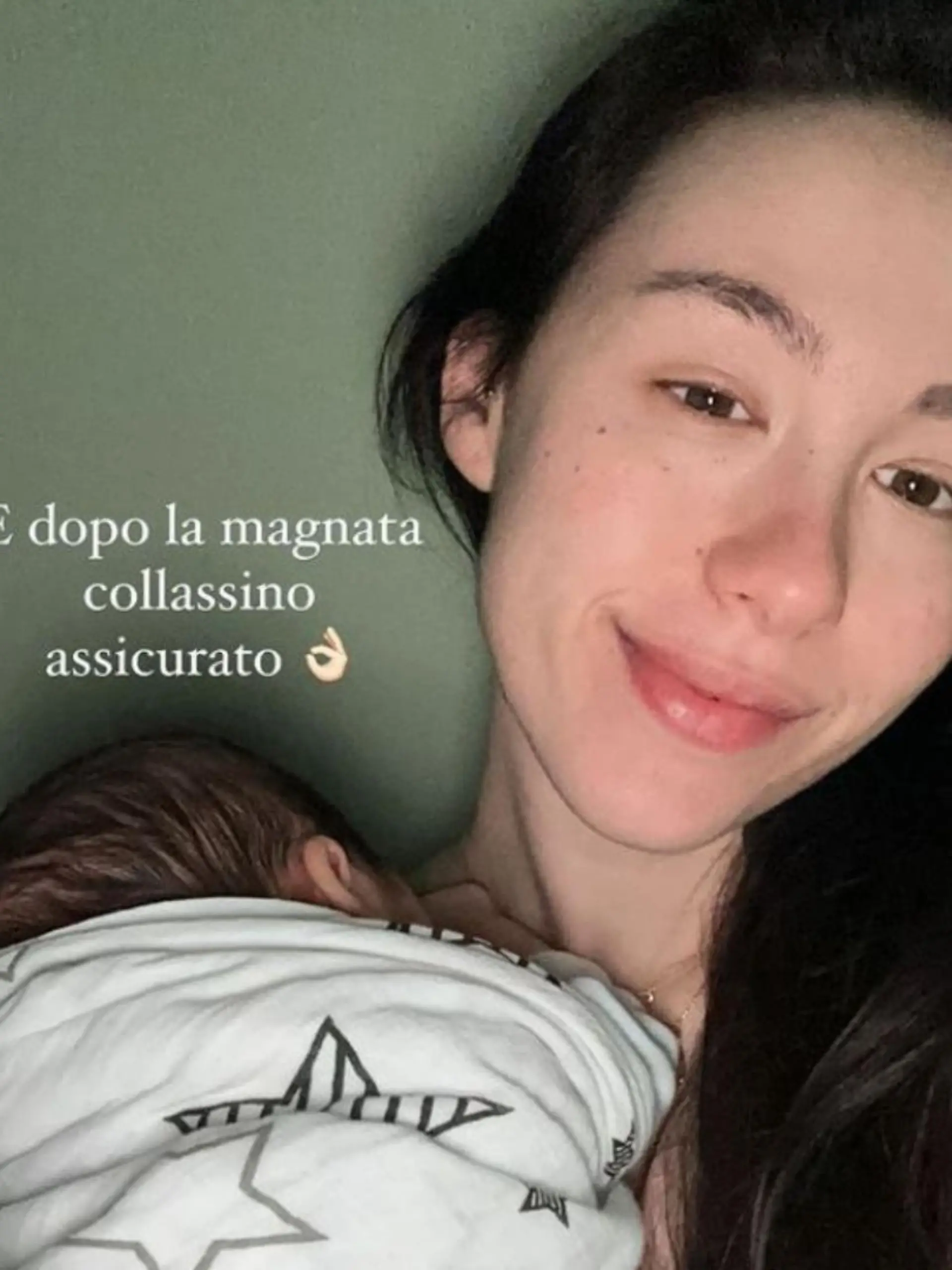 Aurora Ramazzotti genießt die Zeit mit Baby Cesare.