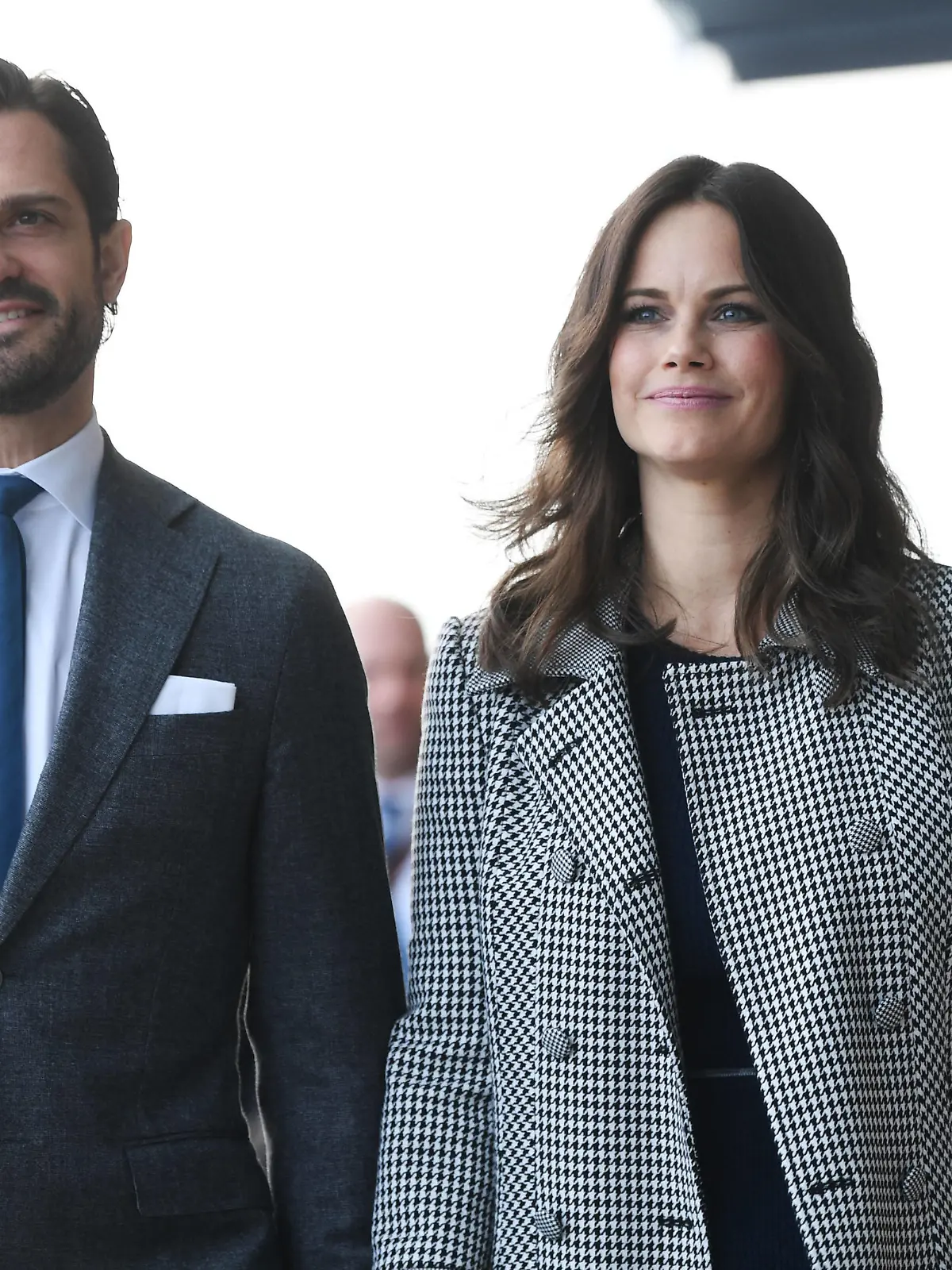 Prince Carl Philip and Princess Sofia arrive at the Museum of Photography in Stockholm, Sweden, Nov. 01, 2021, for the launch of the digital installation #nejtillnäthat 2.0 against online hate. Photo: Fredrik Sandberg / TT / code 10080