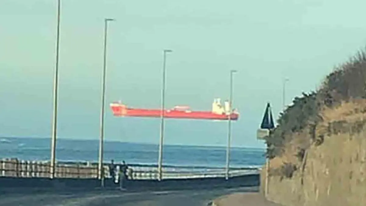 Dieses Bild machte Colin McCallum von der Fata Morgana.