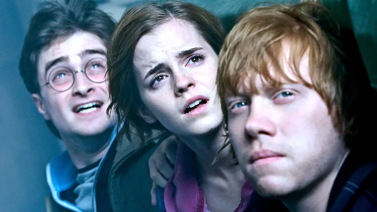 Actors Daniel Radcliffe, Emma Watson, Rupert Grint (L-R) in a scene from "Harry Potter and the Deathly Hallows: Part 2", the final adventure in the Harry Potter film series, based on the Harry Potter novels by the British author J. K. Rowling. Photo: ITAR-TASS/ Karo Premier Film Company_s press service