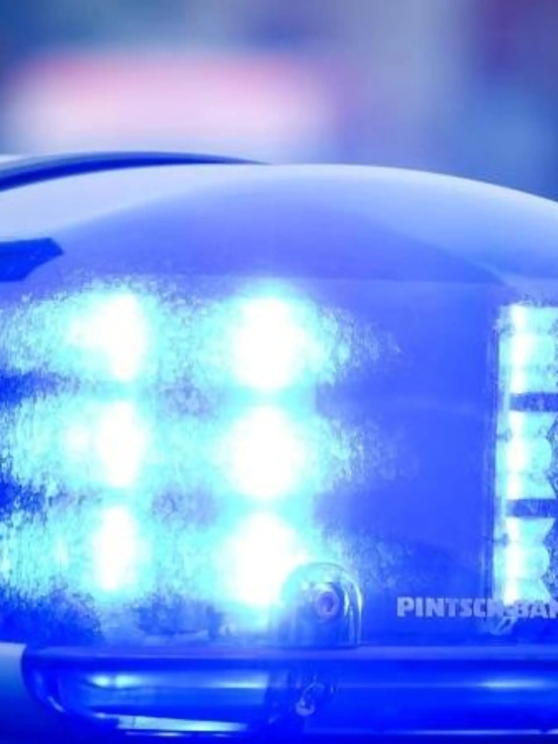 Blaulicht an einem Polizeiauto. Bei Mainz haben Ermittler die Wohnungen von zwei Männern durchsucht. Sie sollen sich in Syrien an terroristischen Vereinigung beteiligt haben. Foto: Patrick Pleul