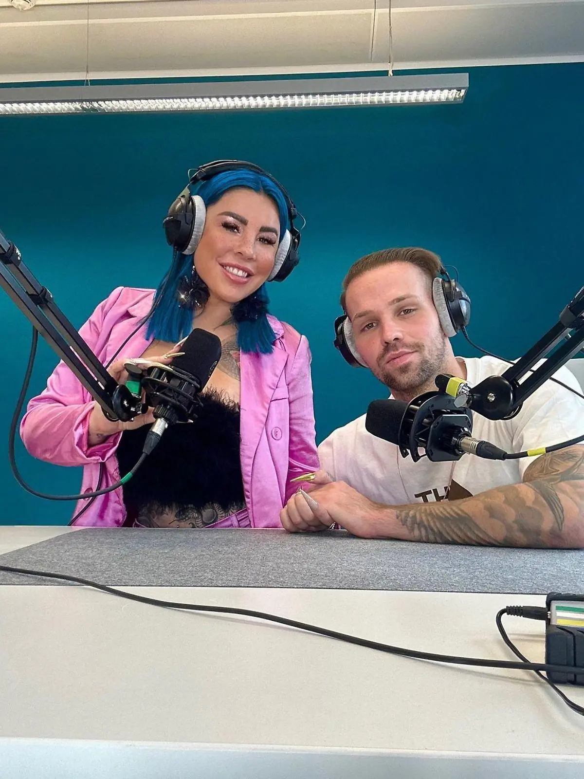 Kate Merlan und Jakub Jarecki sprechen im "Aftershow"-Podcast auf RTL+ Musik über die Zeit nach "Prominent Getrennt"