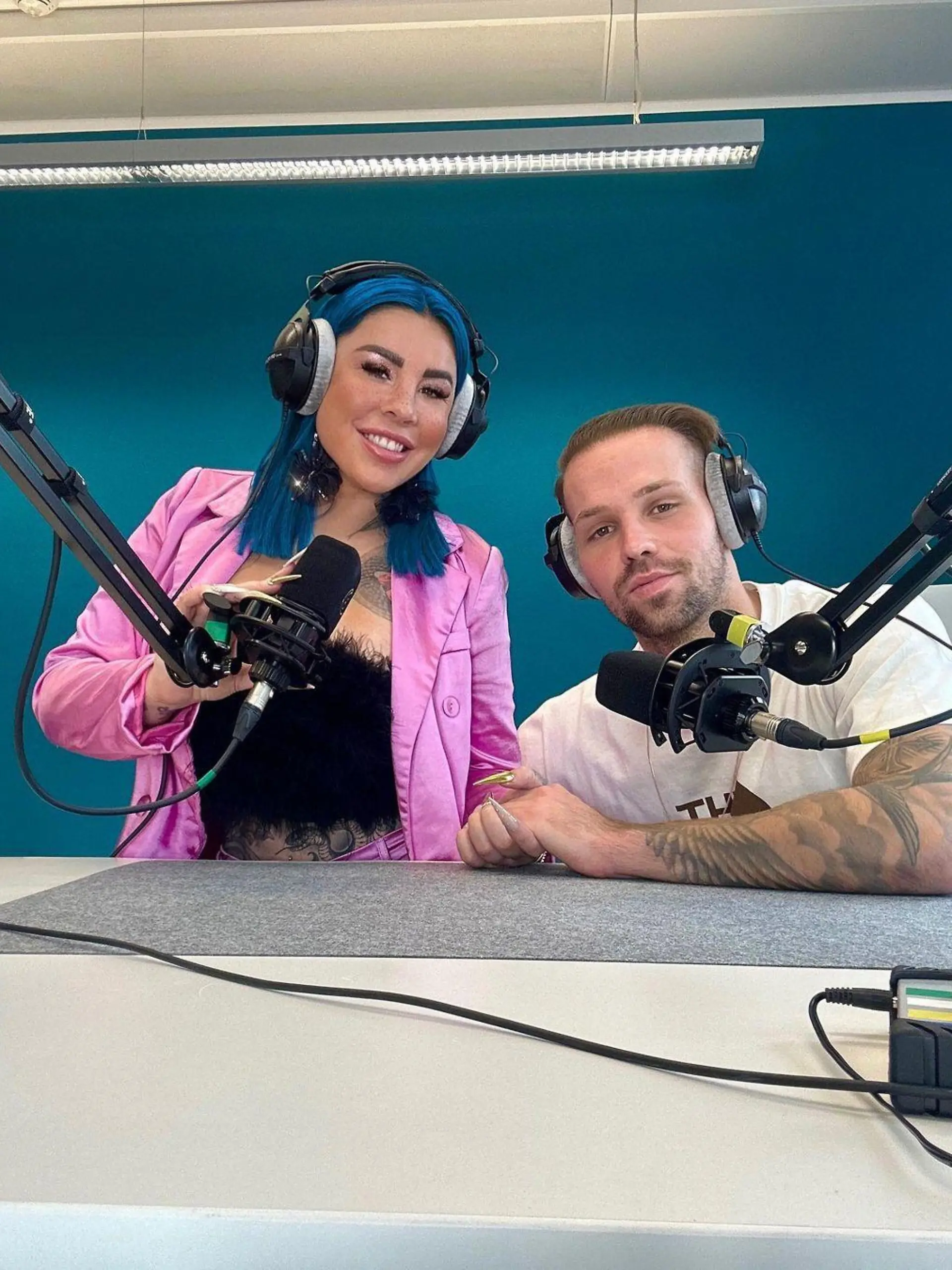 Kate Merlan und Jakub Jarecki sprechen im "Aftershow"-Podcast auf RTL+ Musik über die Zeit nach "Prominent Getrennt"
