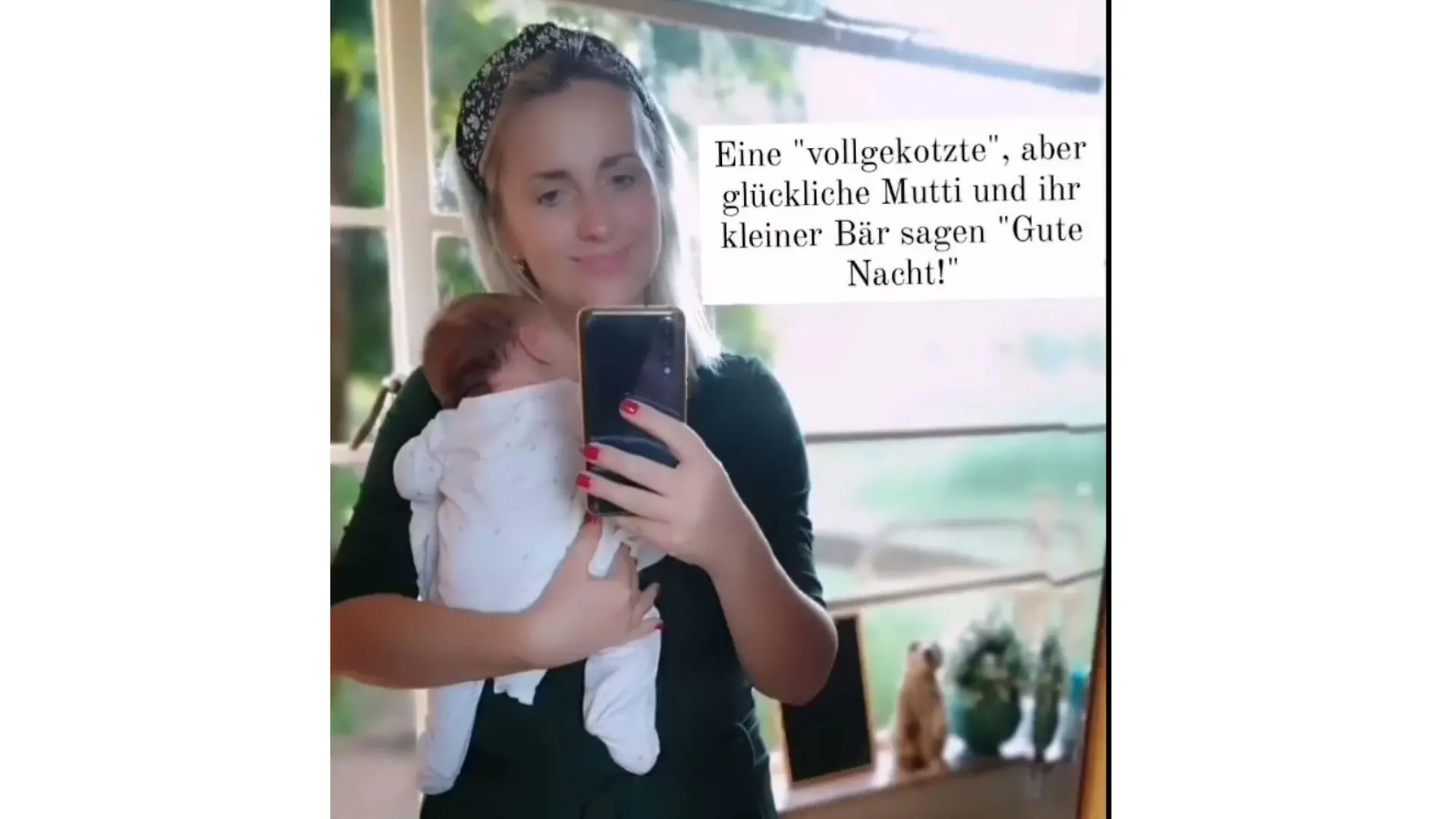 Anna Heiser mit ihrem Sohn