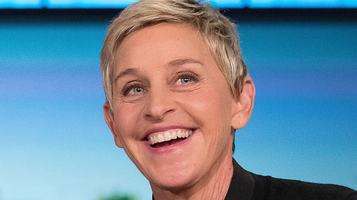 FILE - In this Oct. 13, 2016, file photo, Ellen DeGeneres appears during a commercial break at a taping of "The Ellen Show" in Burbank, Calif.  The program won outstanding entertainment talk show at the 47th annual Daytime Emmy Awards. (AP Photo/Andrew Harnik, File)