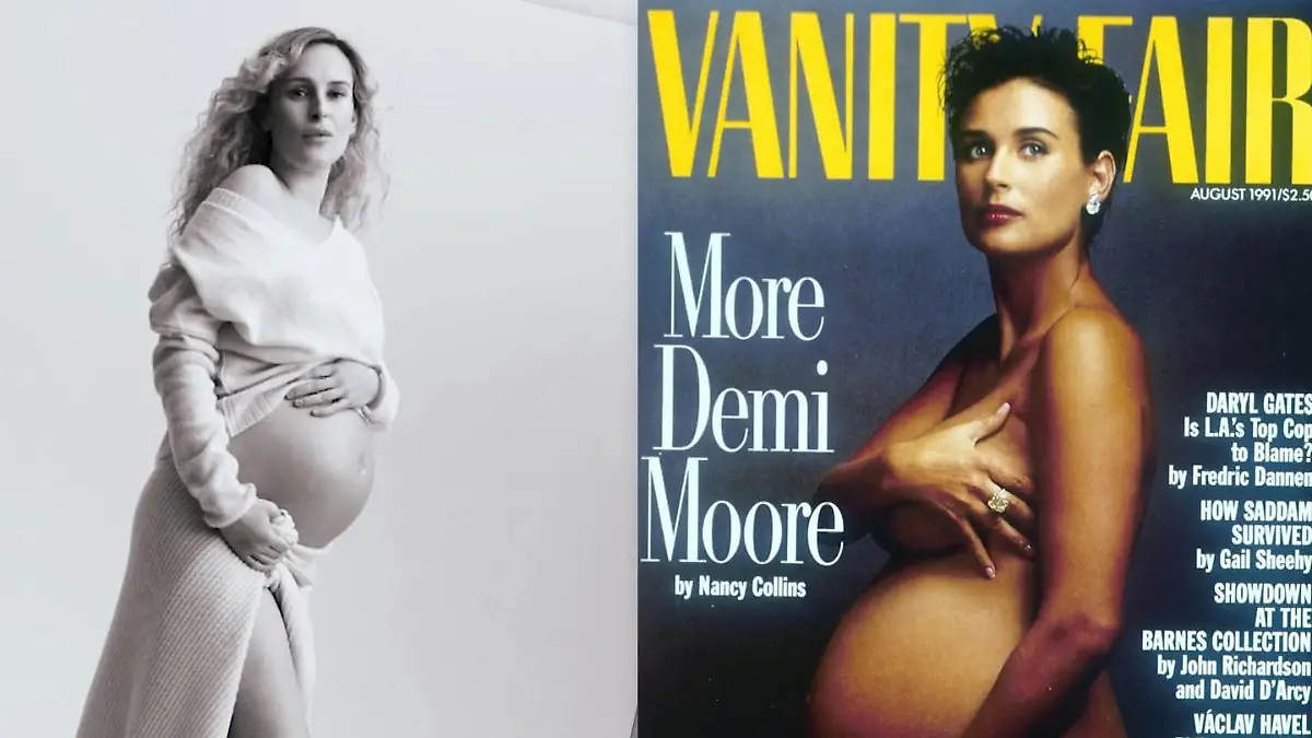 Rumer Willis zeigt ihren Baby-Bauch So wie auf dem "Vanity Fair"-Cover ihrer Mutter