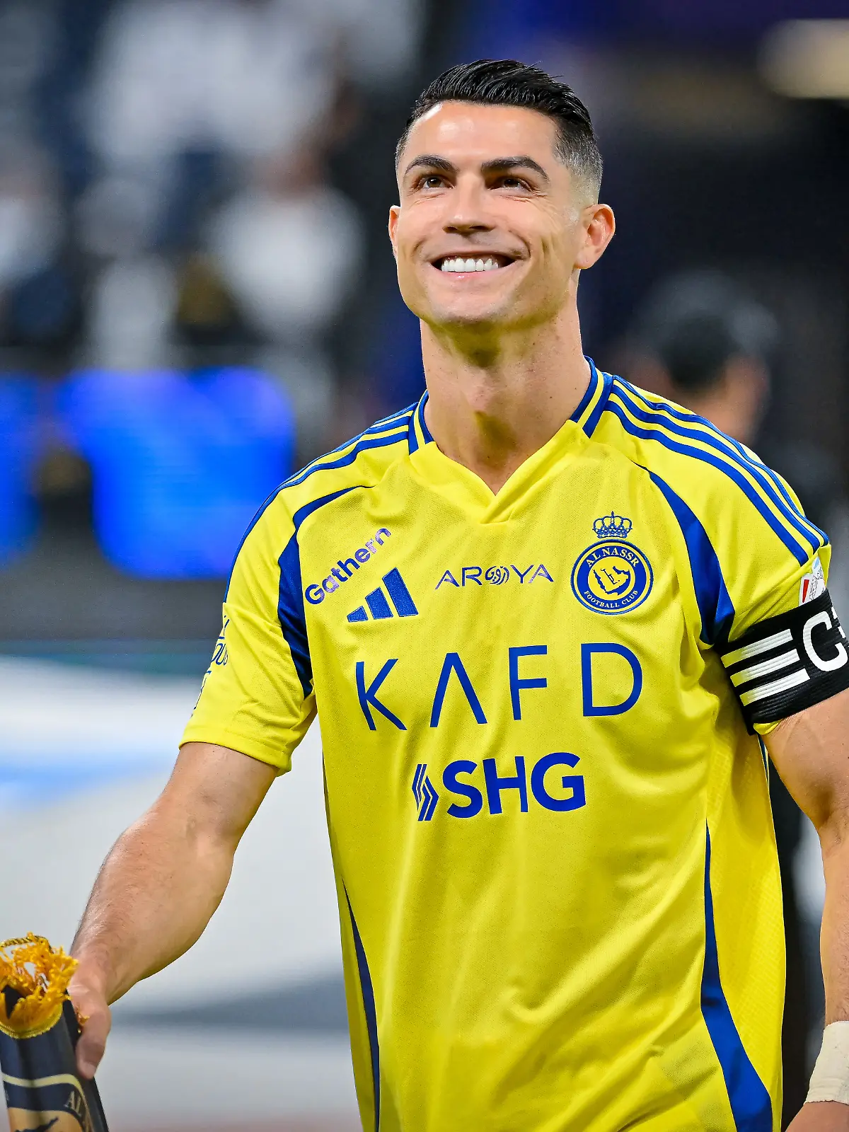 Cristiano Ronaldo bei einem Spiel seines Vereins Al Nassr in der Saudi Pro League
