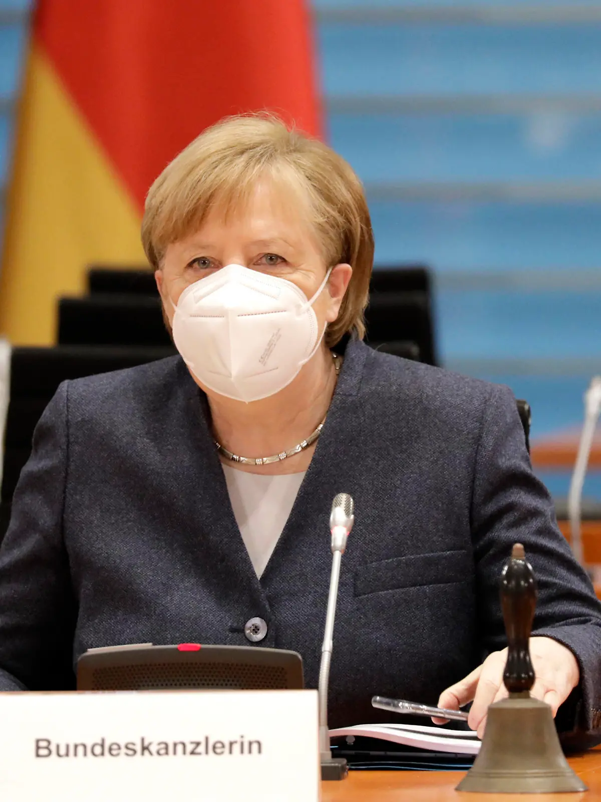 Angela Merkel, Bundeskanzlerin, CDU, 129. Bundeskabinettsitzung, DEU, Berlin, 03.02.2021 *** Angela Merkel, Federal Chancellor, CDU, 129 Federal Cabinet Meeting, DEU, Berlin, 03 02 2021