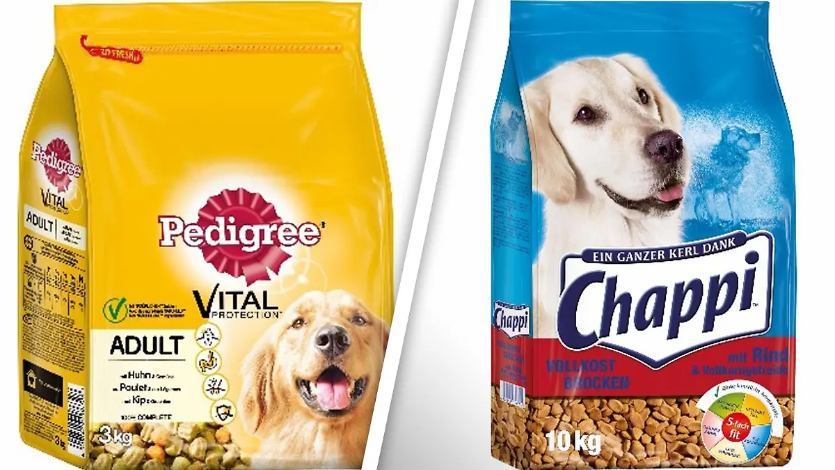 Pedigree und Chappi Produktbilder