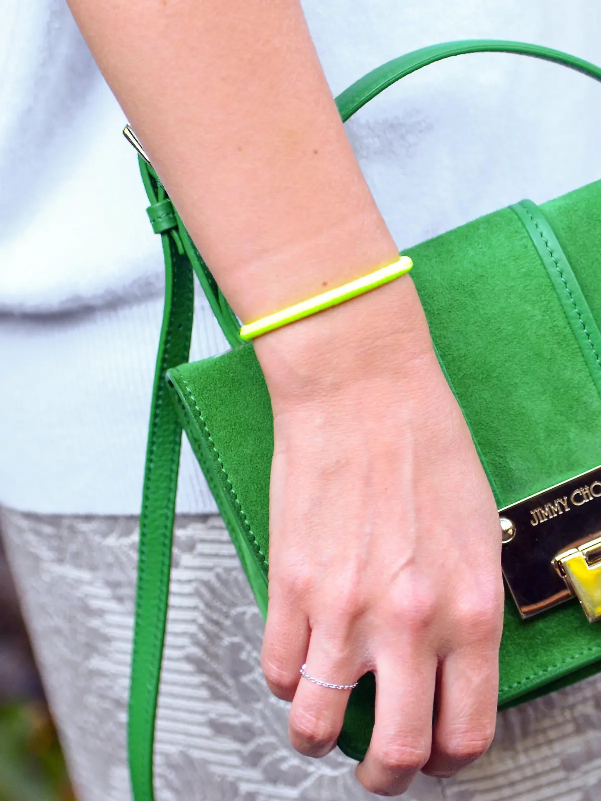 Sept. 20, 2013 - Milan, ITALY - STREETSTYLE.MILAN FASHION WEEK 2014 PRING SUMMER, PRET A PORTER, MODELWEAR, MODESCHAU SOMMER FRUEHLING, FR
