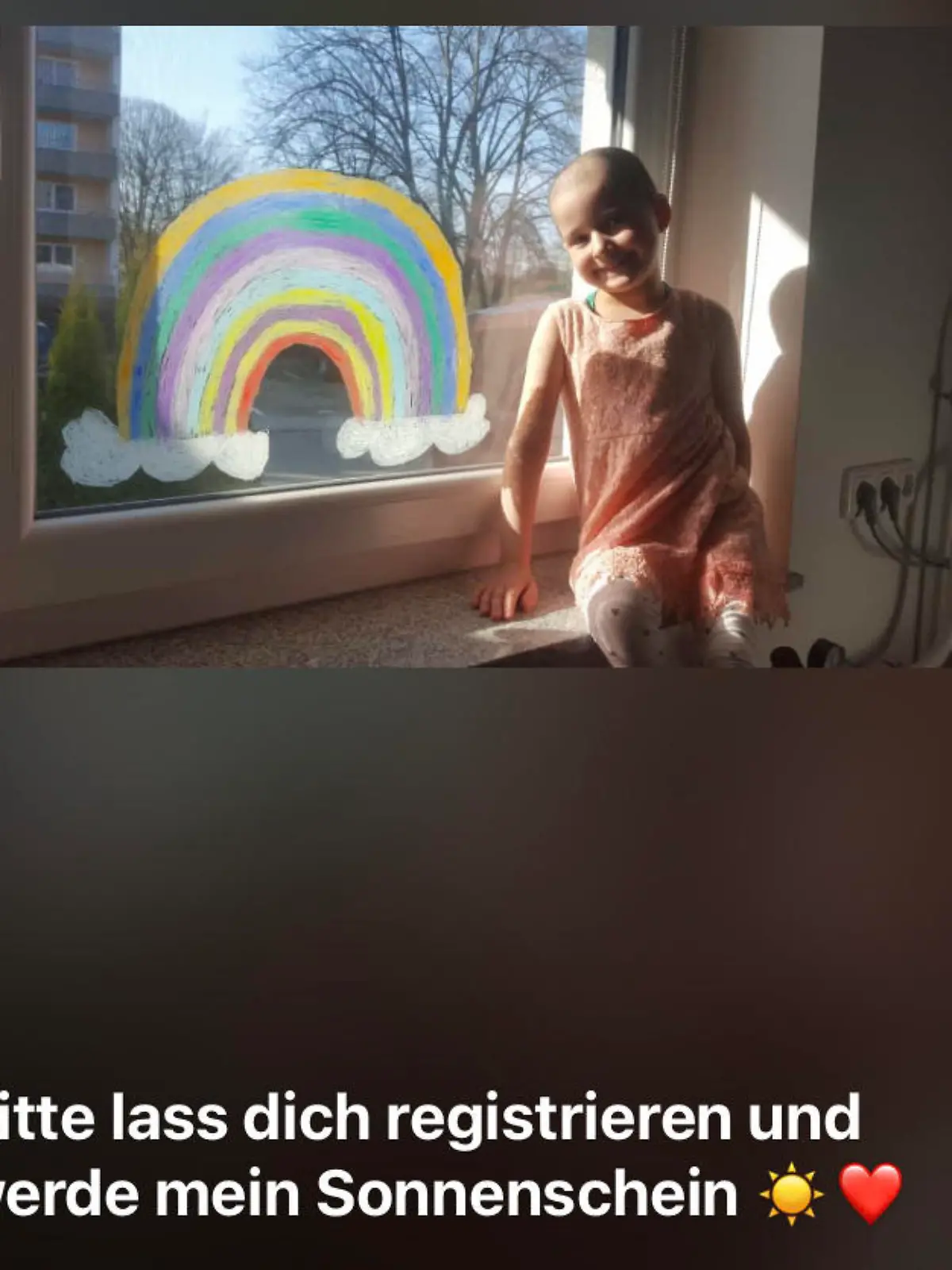 Nur eine Stammzelltransplantation kann dem Mädchen helfen.